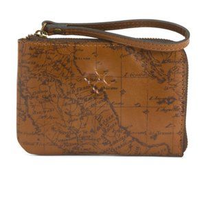 NEW Patricia Nash Signature Leather Wristlet